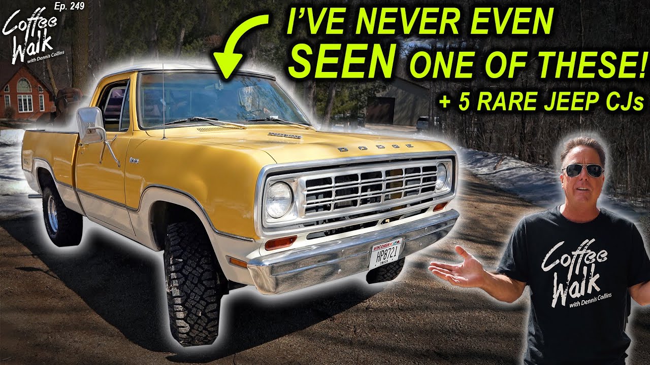 FOUND: Original 1975 Dodge W100 + 5 RARE Jeep CJs!!