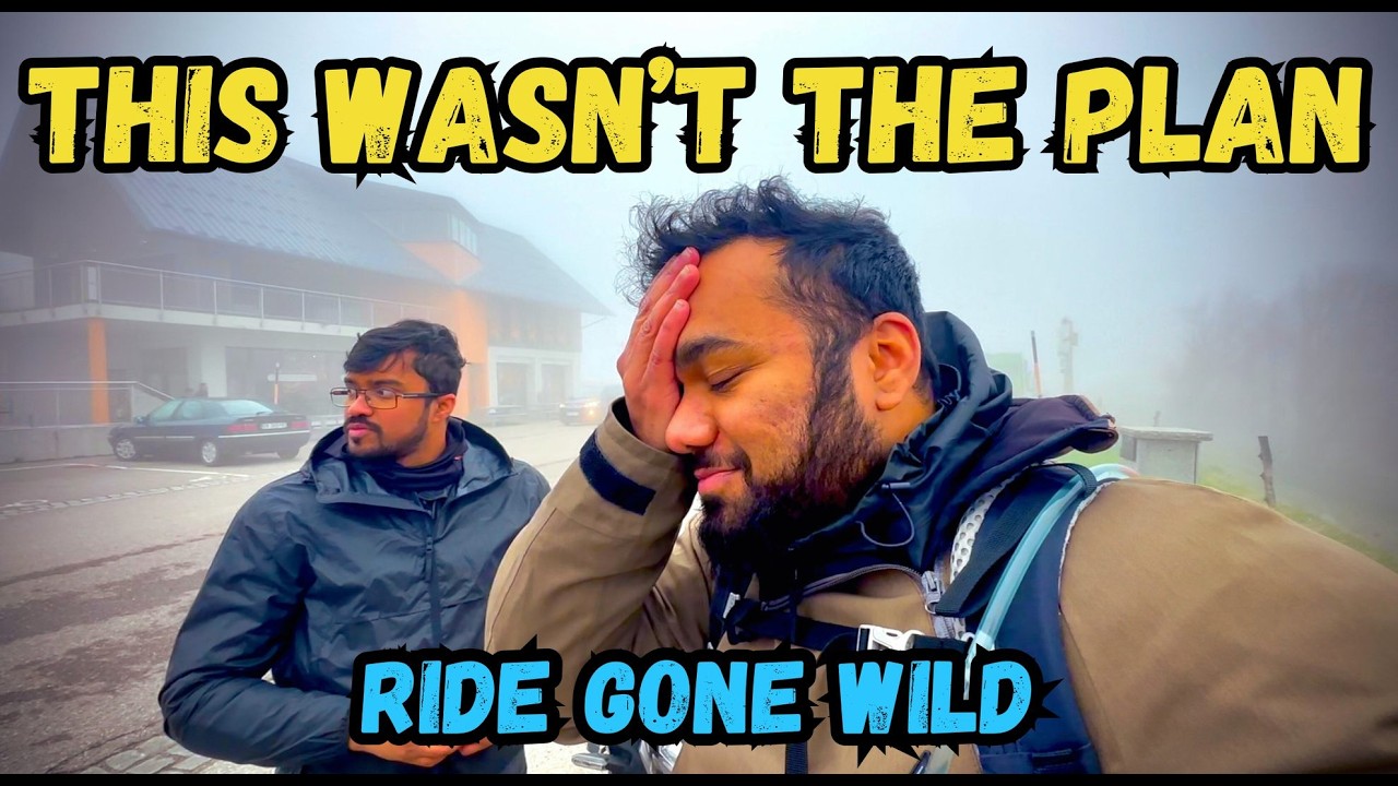 Germany to France: Riding the Foggy Vosges | Motorcycle Trip 2025