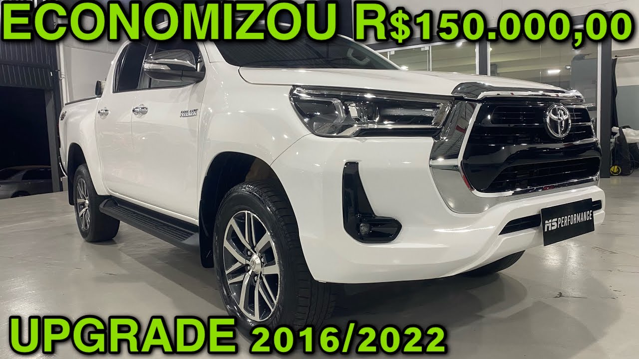 TOYOTA HILUX SRX 2016 TRANSFORMADA EM 2022