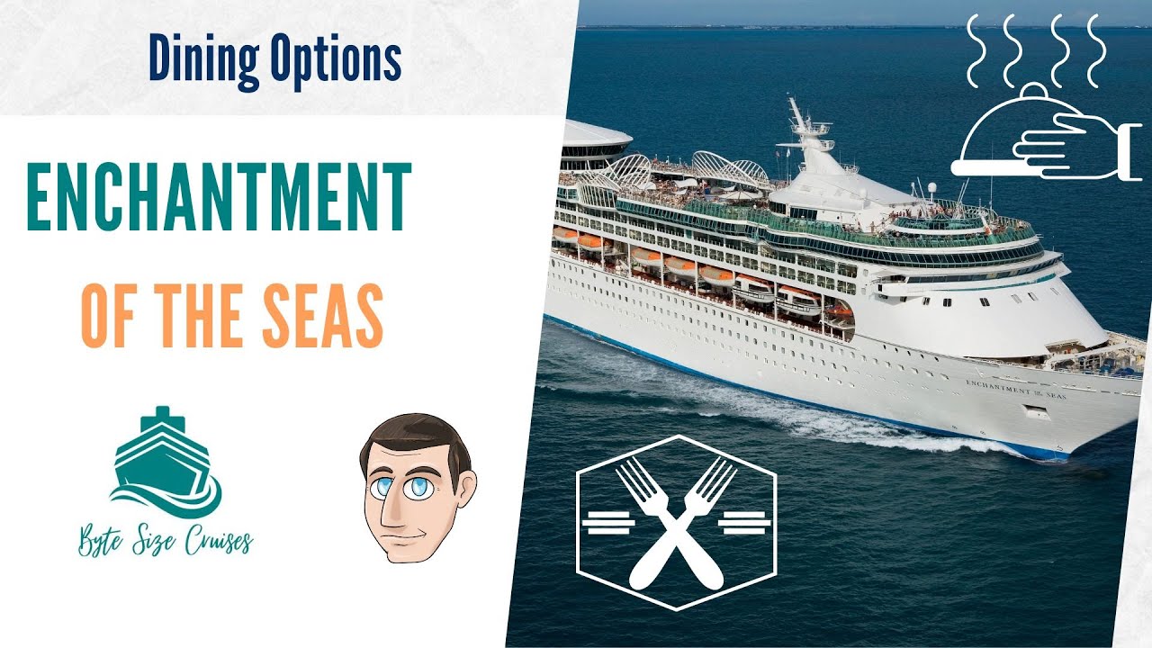 Royal Caribbean Enchantment of The Seas - Dining Options #royalcaribbean #cruising