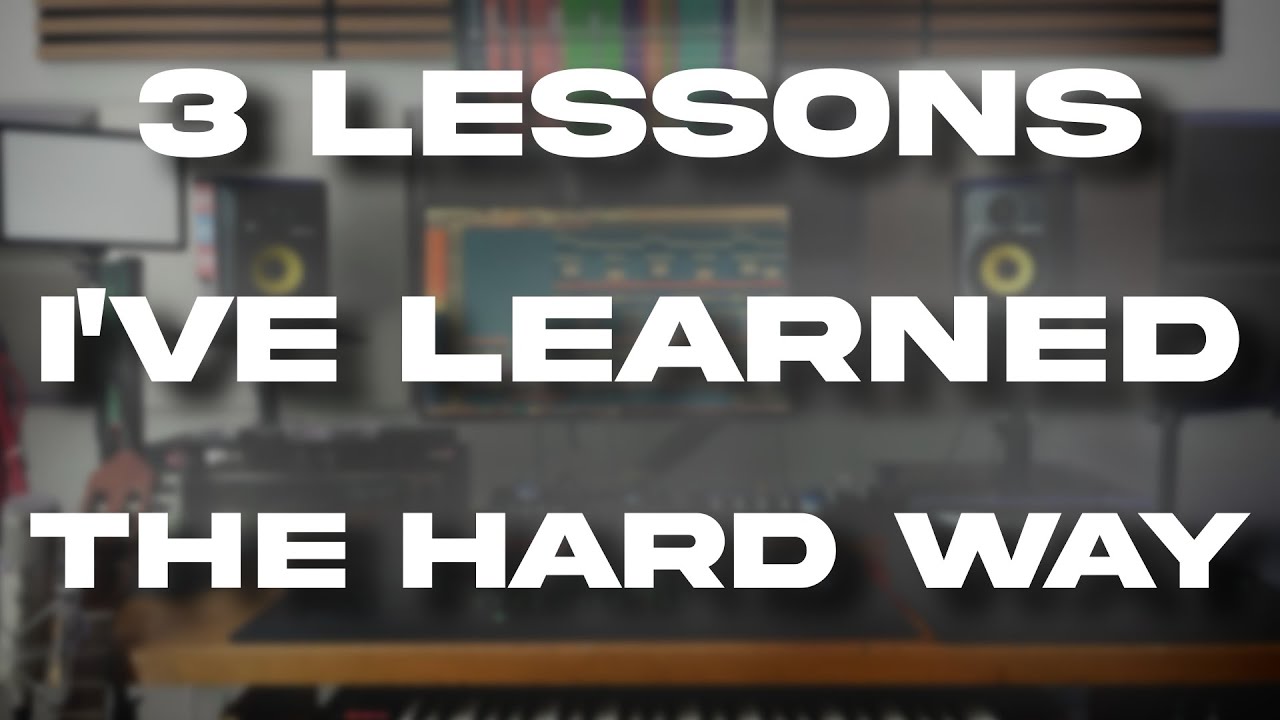 3 Lessons I learned Being In the Studio With Artists