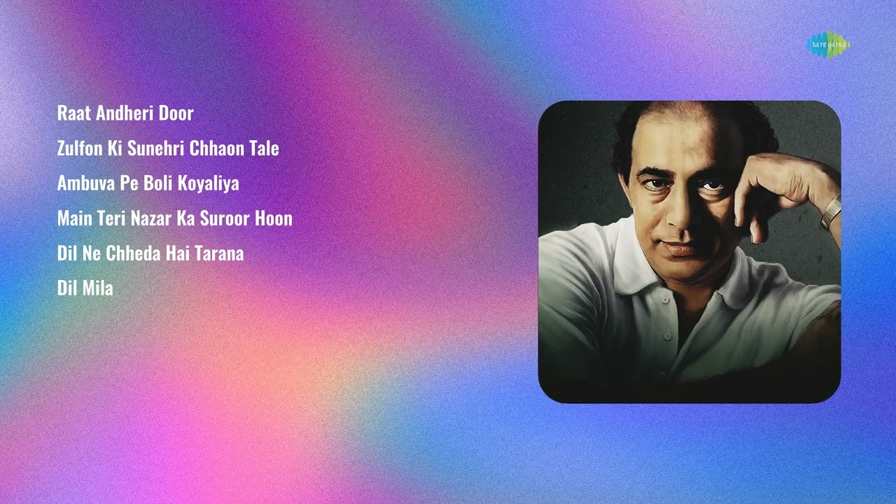 Talat Mahmood Playlist: Raat Andheri Door | Zulfon Ki Sunehri | Dil Ne Chheda Hai Tarana