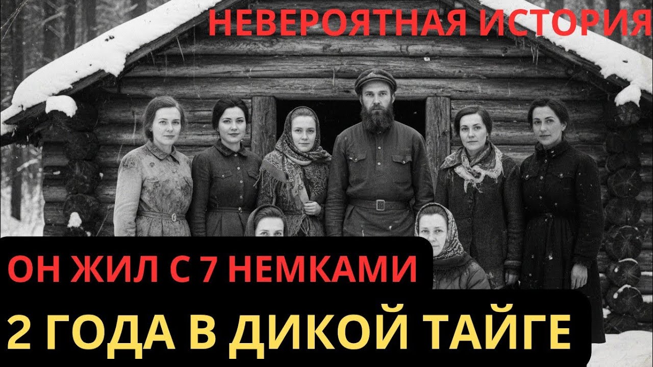 2 года в тайге с 7 немками: Советский солдат, который выбрал свободу | Документальная драма