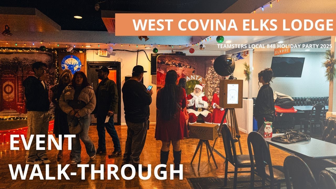 Union Holiday Party Walk-Through at West Covina Elks Lodge | West Covina | Teamsters Local 848