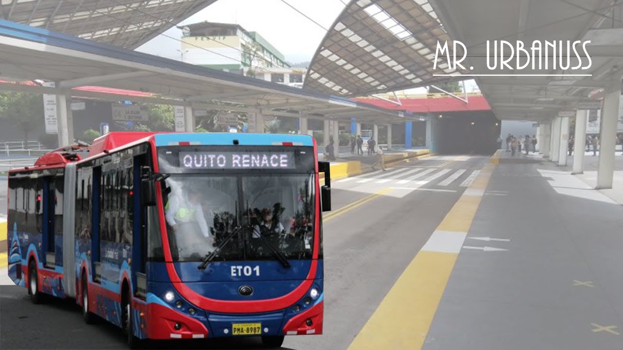 Primeros viajes de los nuevos trolebuses de Quito