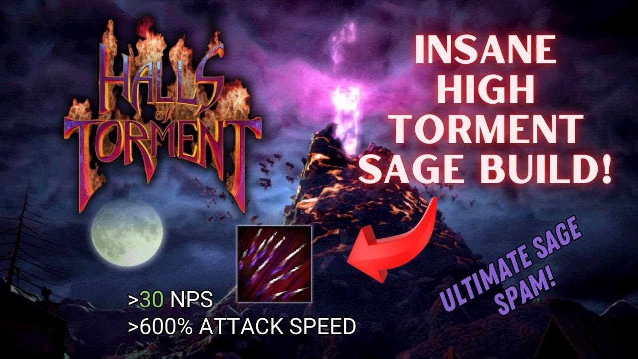 This Sage build DESTROYS Torment 28! Halls of Torment