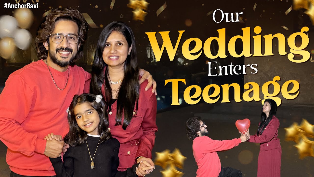 Our Wedding Enters Teenage | Anniversary Special Vlog | Anchor Ravi | Nitya | Princess Viya