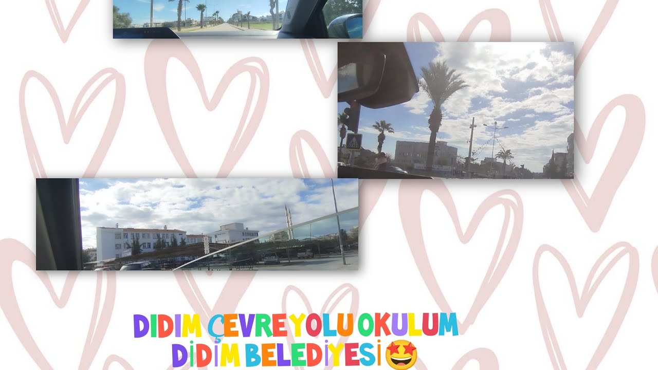 DİDİM ÇEVRE YOLU OKULUM DİDİM BELEDİYESİ👋❤🤩