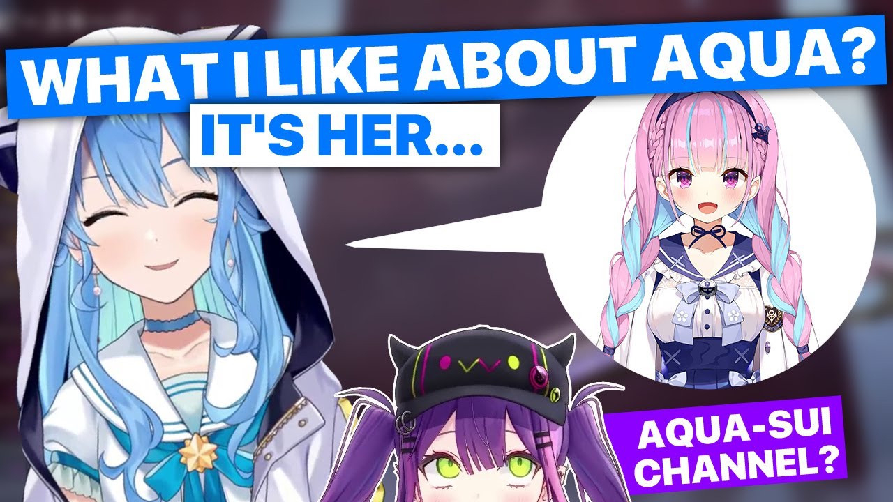 Startend: What Suisei Likes About Aqua (Aqua, Suisei & Towa / Hololive) [Eng Sub]