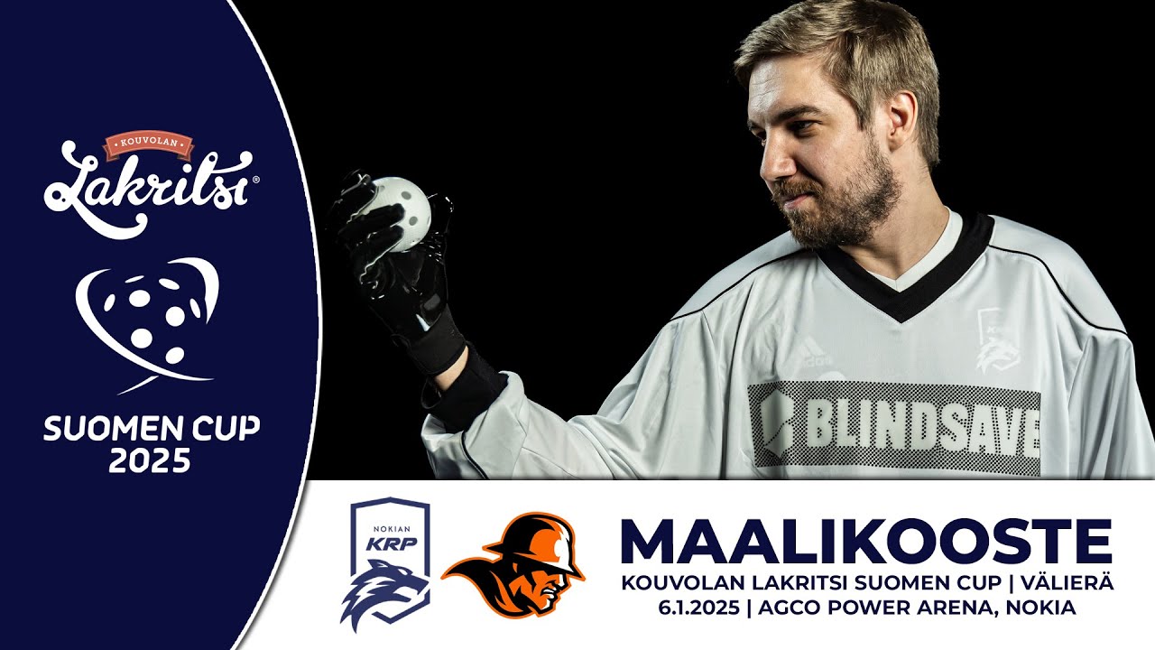 Suomen Cup: Nokian KrP–Oilers, Maalikooste, 6.1.2025