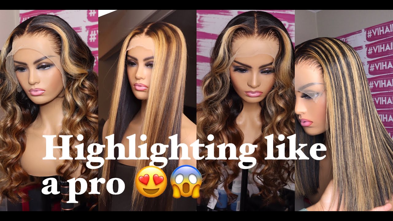 How To Highlight Like A PRO #VIHAIRWIGS