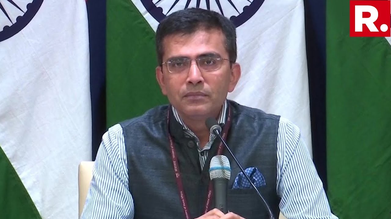 MEA Addresses News Briefing On ICJ Verdict On Kulbhushan Jadhav