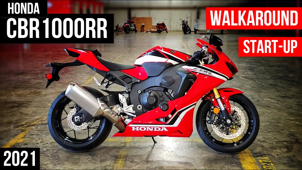 2021 Honda CBR1000RR ABS Walkaround / Exhaust Sound | 1000 cc Sport Bike / Motorcycle