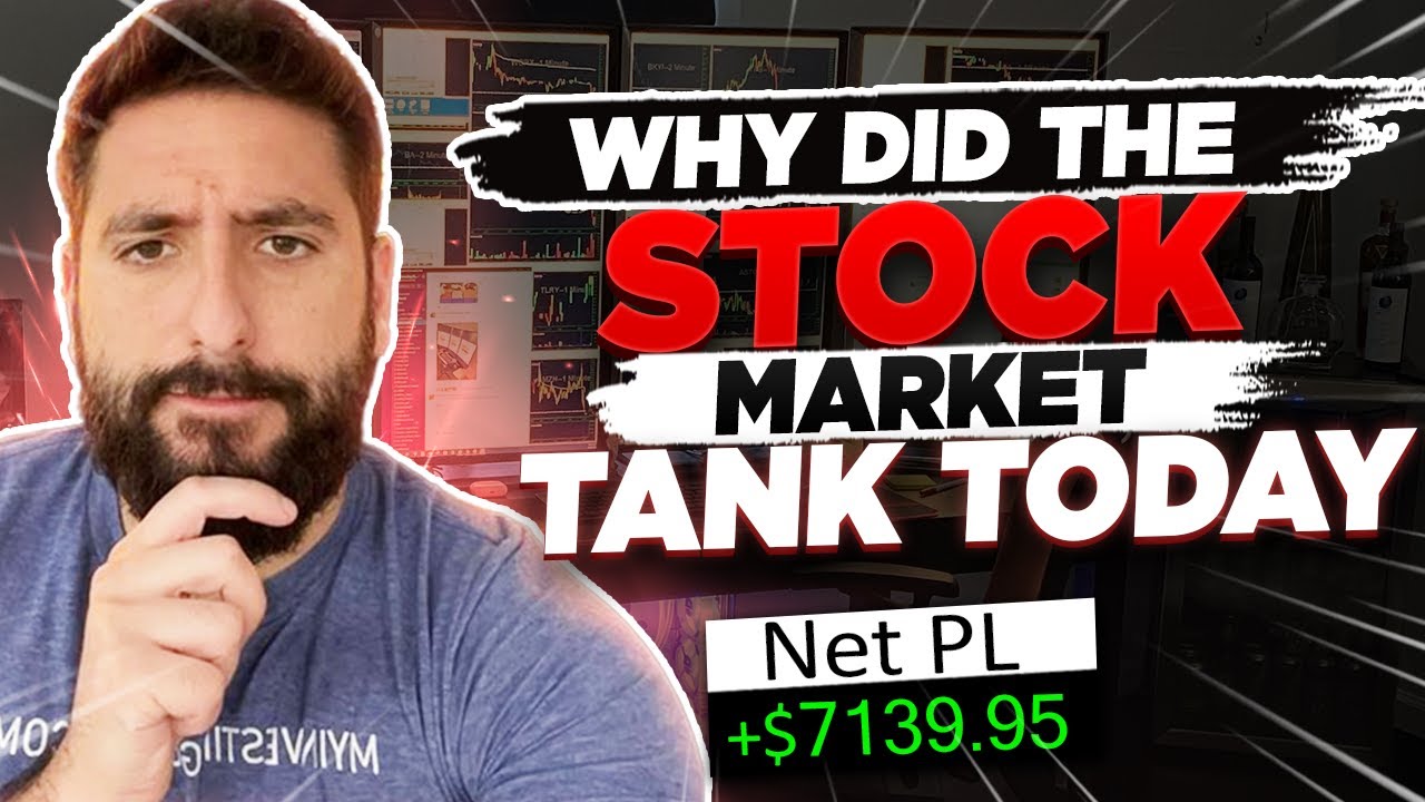 +$7.1K | Why Did The Stock Market TANK Today? How You Can Profit From It w/ Alex Temiz*