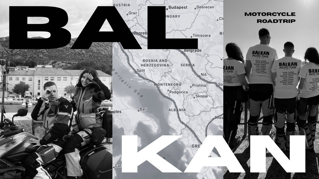 balkan motorcycle roadtrip vlog | 5 countries in 14 days | 🇦🇱🇲🇪🇭🇷🇷🇸🇧🇬