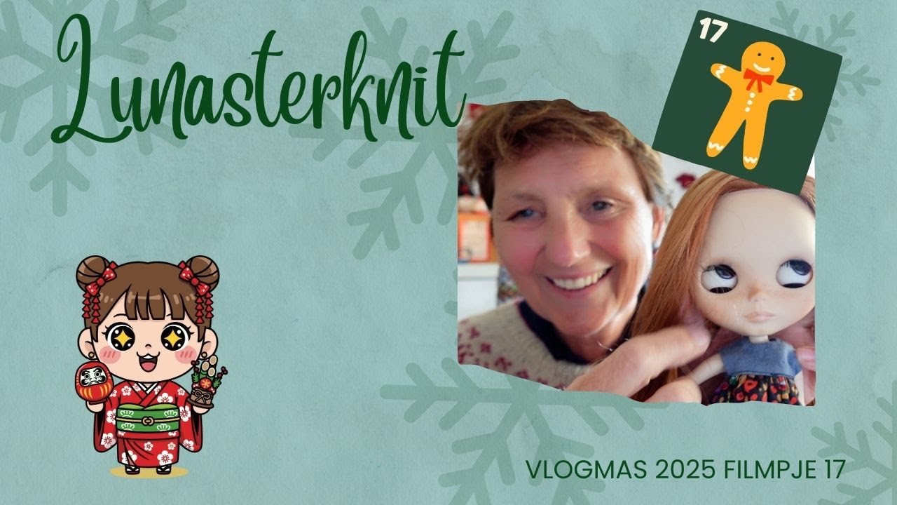 Vlogmas 2025 Filmpje 17 Over Bythe en breiwerken