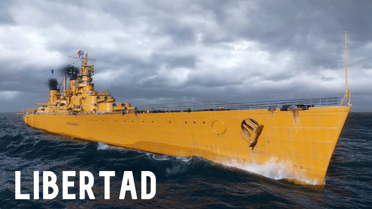 World of WarShips Libertad - 3 Kills 300K Damage