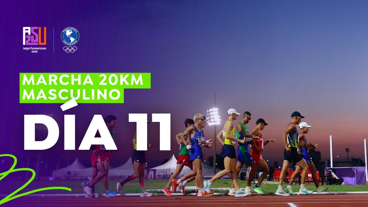 Final Marcha 20km Masculina - Juegos Panamericanos Junior ASU 2025
