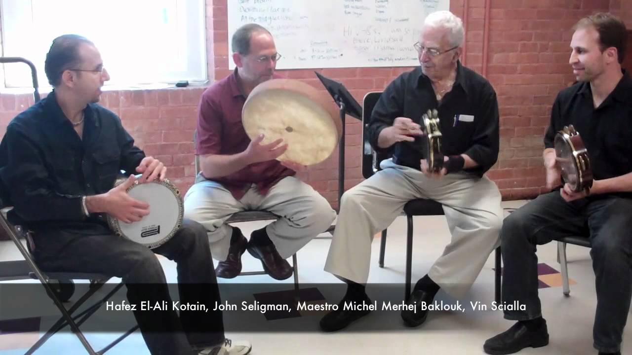 Michel Merhej Riq / Hafez El-Ali Kotain tabla / Vin Scialla / John Seligman / Drum Session