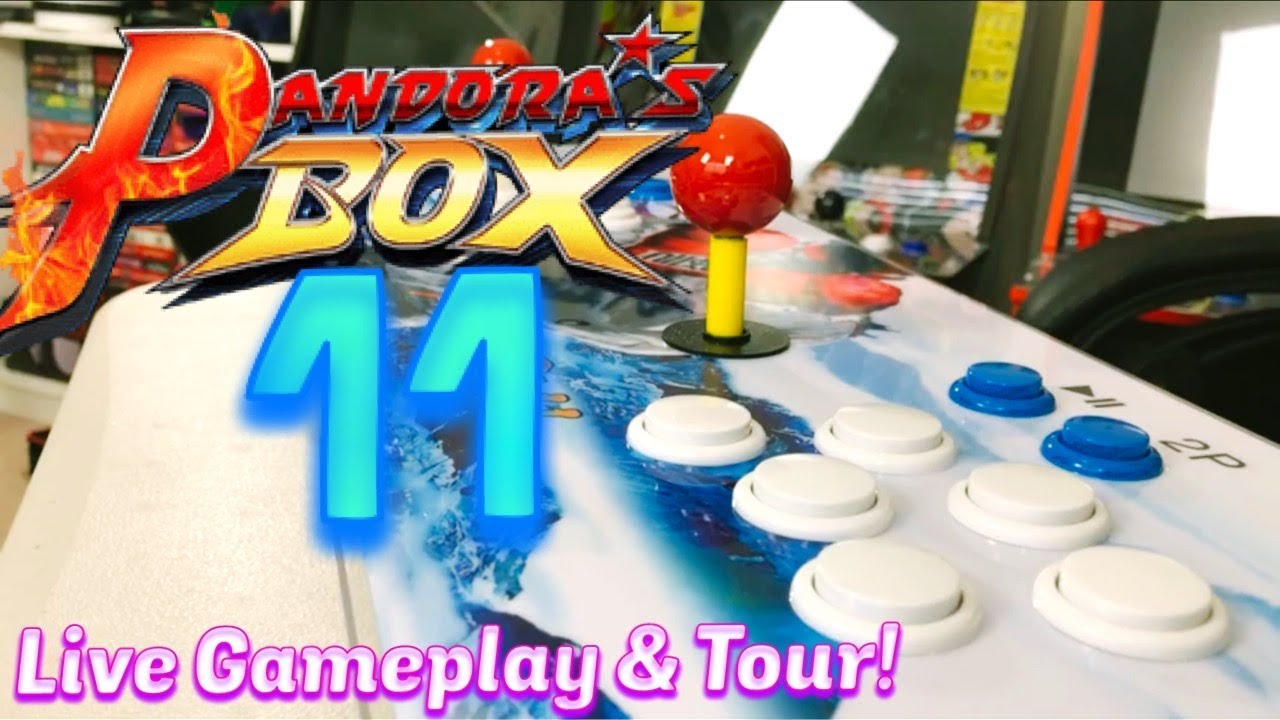 PANDORA 11 Arcade Stick Live Gameplay Tour! - Emceemur
