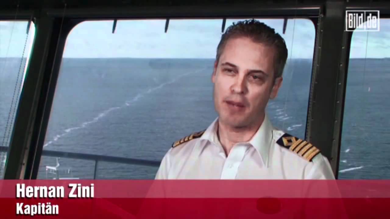 Kreuzfahrtschiff Allure vs. Br&uuml;cke: 30 cm Abstand HD