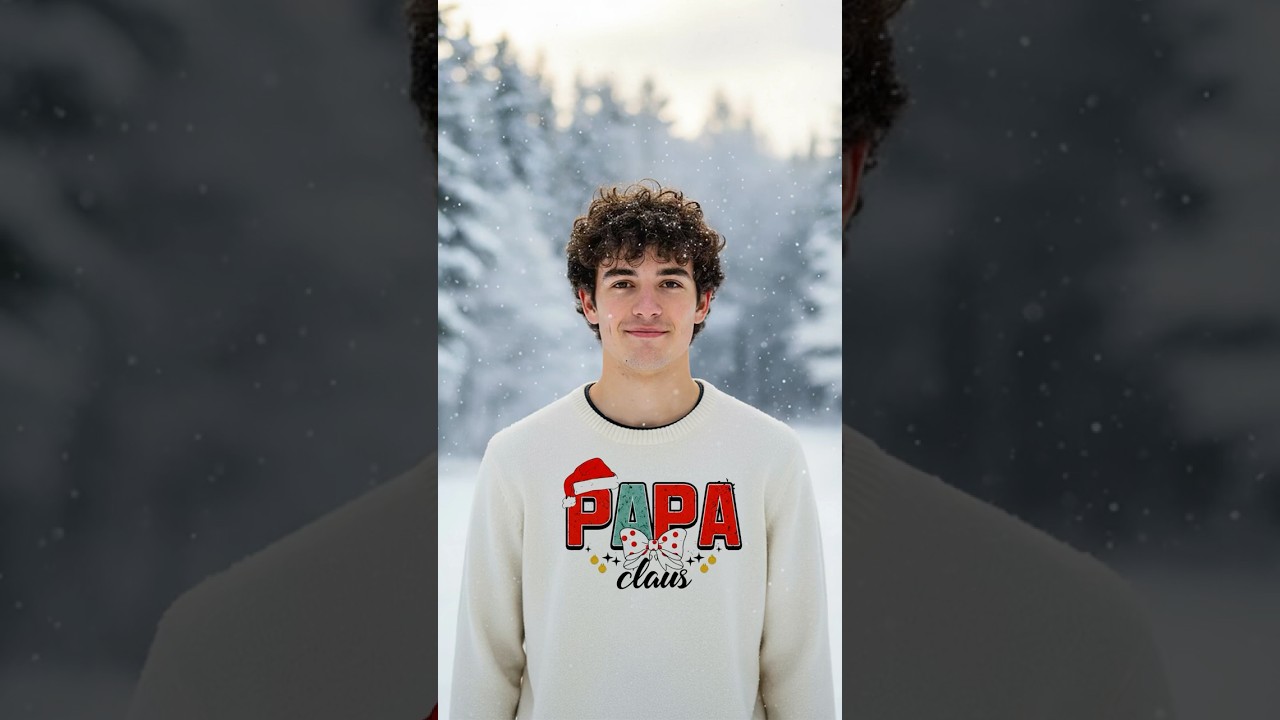 ✨ Papa Christmas Sweater 2025 – Cozy & Stylish Holiday Look 🎄 | Perfect Gift for Dad!