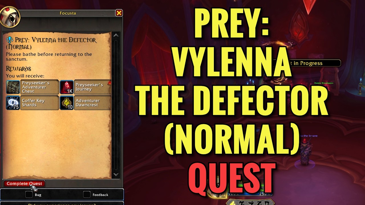 Prey: Vylenna The Defector (Normal) Quest (WoW Midnight)