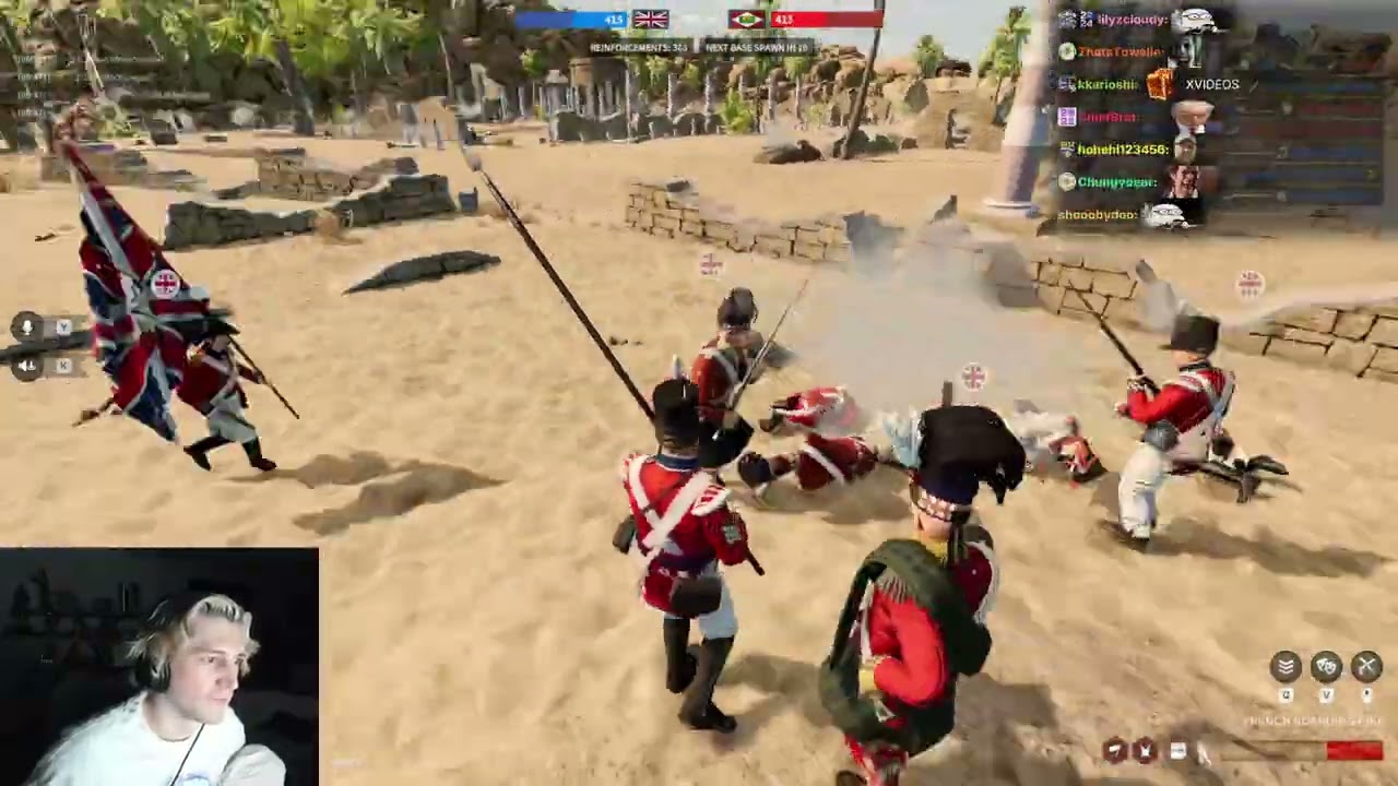 xQc играет HOLDFAST