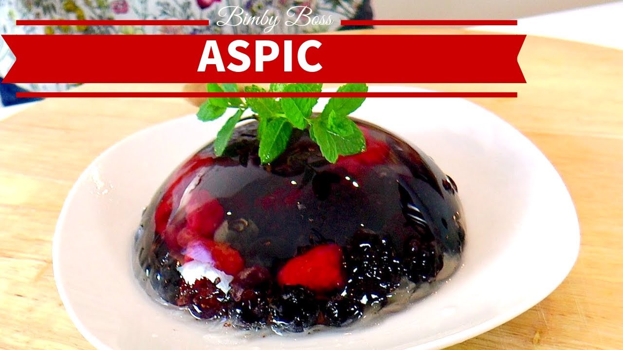 Aspic ai frutti rossi | Bimby TM6 - TM5 -TM31 | Thermomix