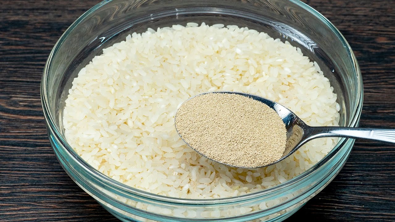 Смешайте рис и дрожжи и вы никогда не будет есть покупной хлеб!