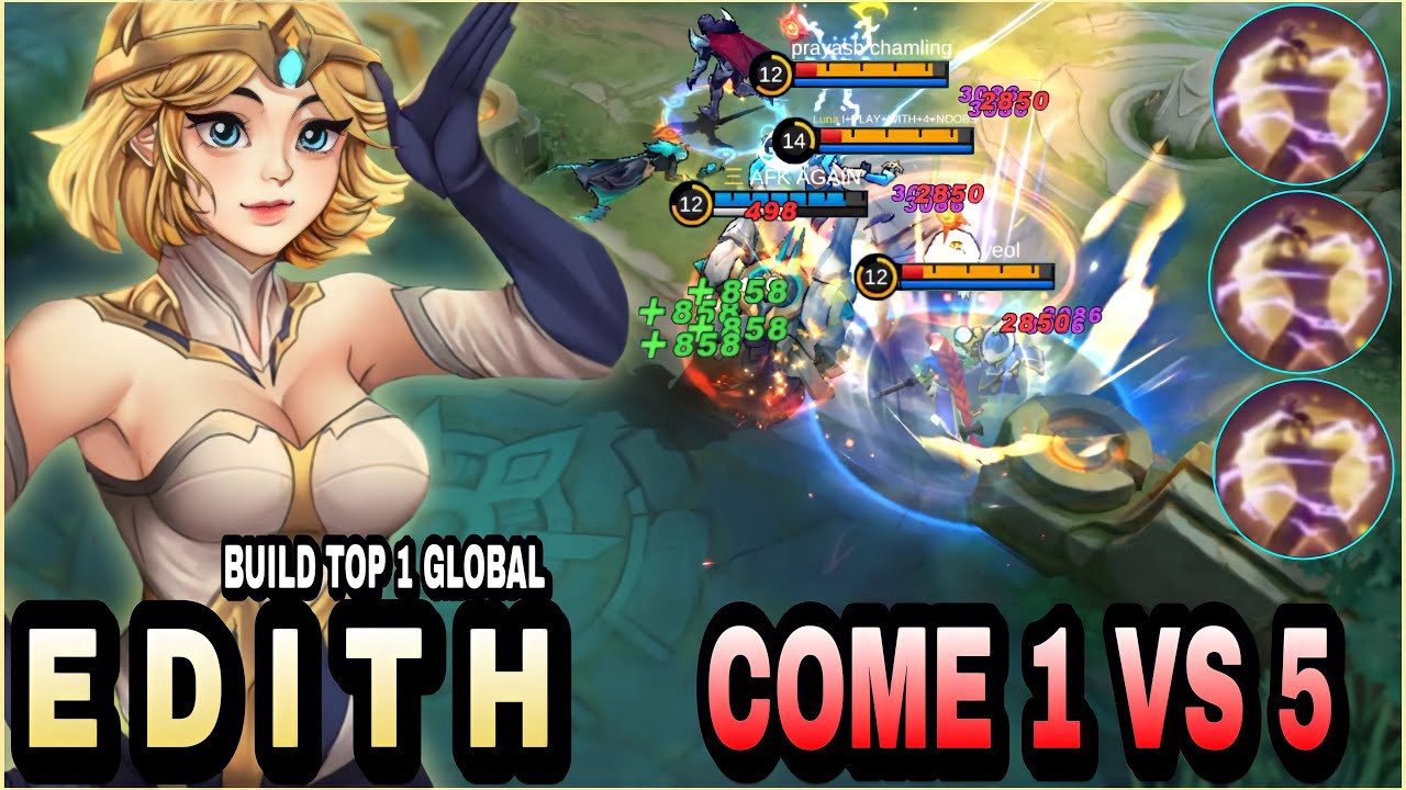 Edith Best Build 2023 - Unlimited Damage - Build Top 1 Global Edith ~ MLBB