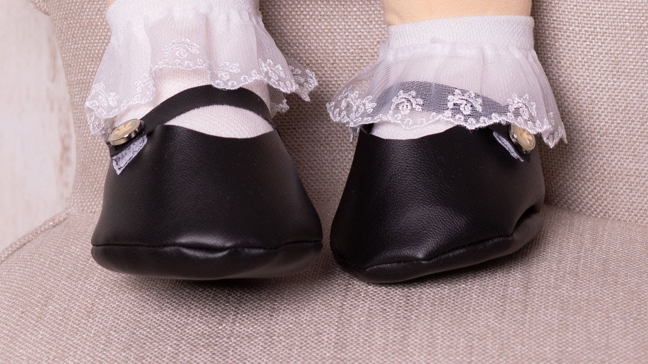 Zapato de mu&ntilde;eca. REVISTA PATRONES INFANTILES n&ordm; 17