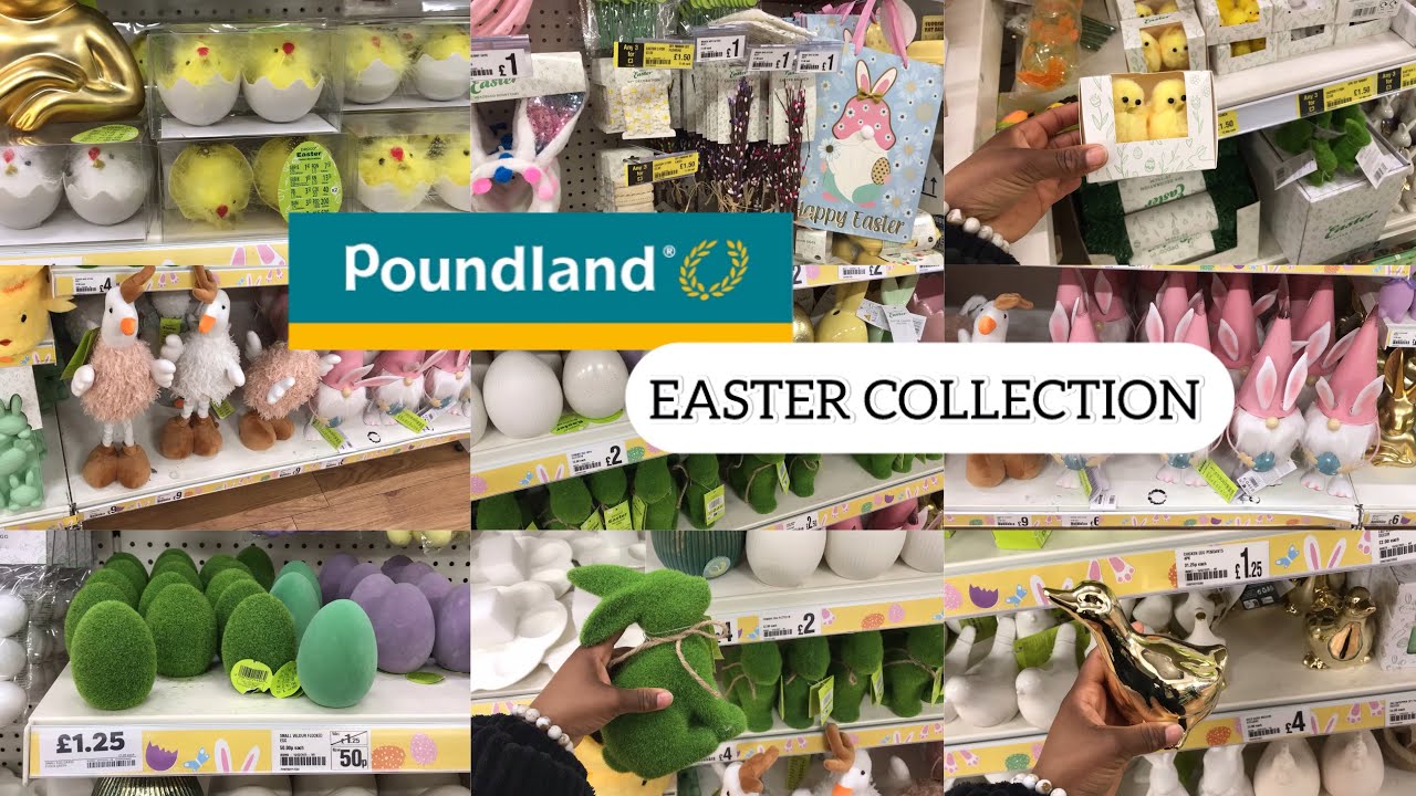 NEW EASTER COLLECTION POUNDLAND, EASTER HAUL 2025..  #poundland #haul