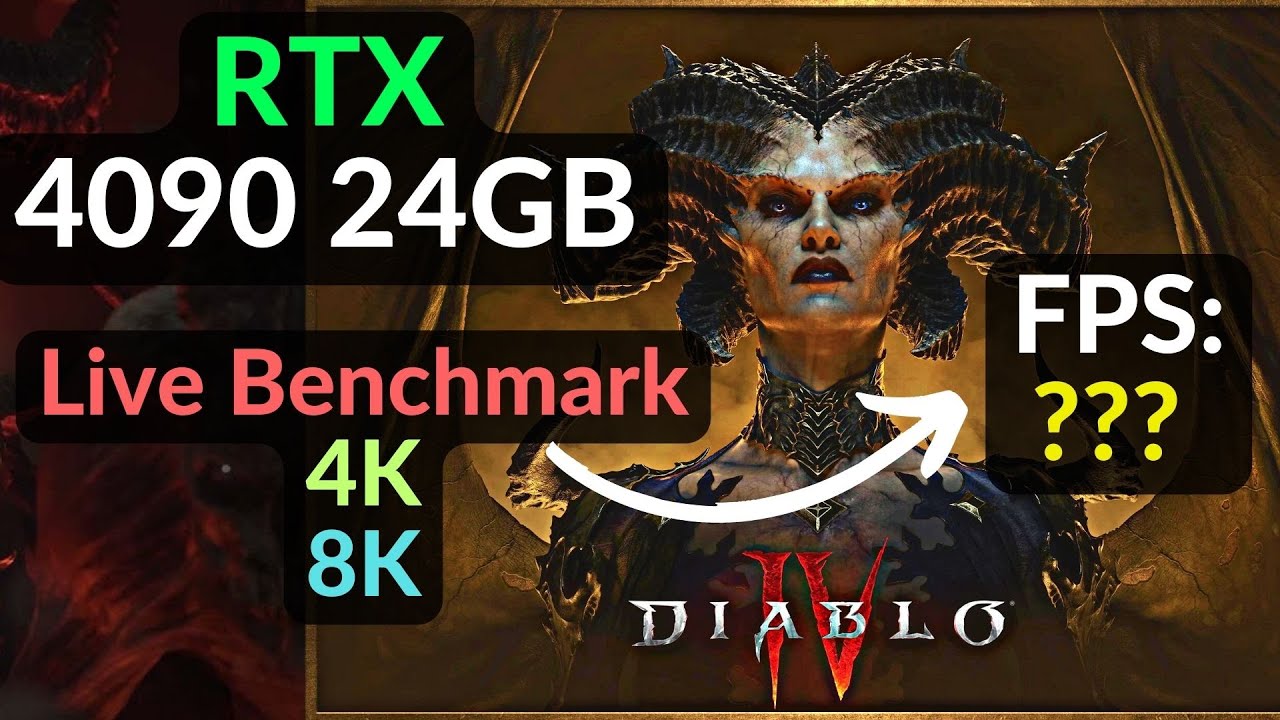Diablo 4 BETA RTX 4090 24GB 4K / Ryzen 9 7950X3D - Live