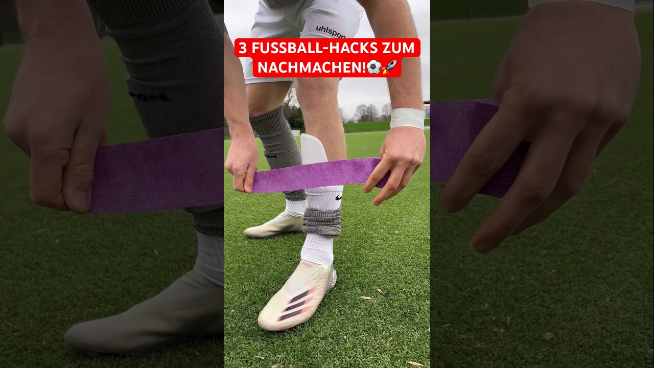 3 FUSSBALL-LIFEHACKS ZUM NACHMACHEN!⚽️🚀 #fussball #tipps #tricks #tutorial