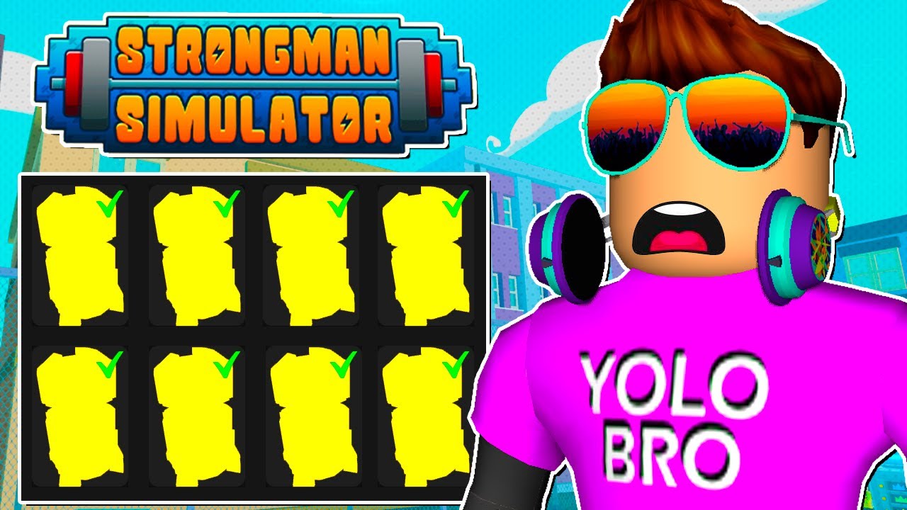 МЕГА БАГ НА ПЕТОВ! СДЕЛАЛ 105 ПЕРЕРОЖДЕНИЙ В STRONGMAN SIMULATOR В РОБЛОКС! ROBLOX