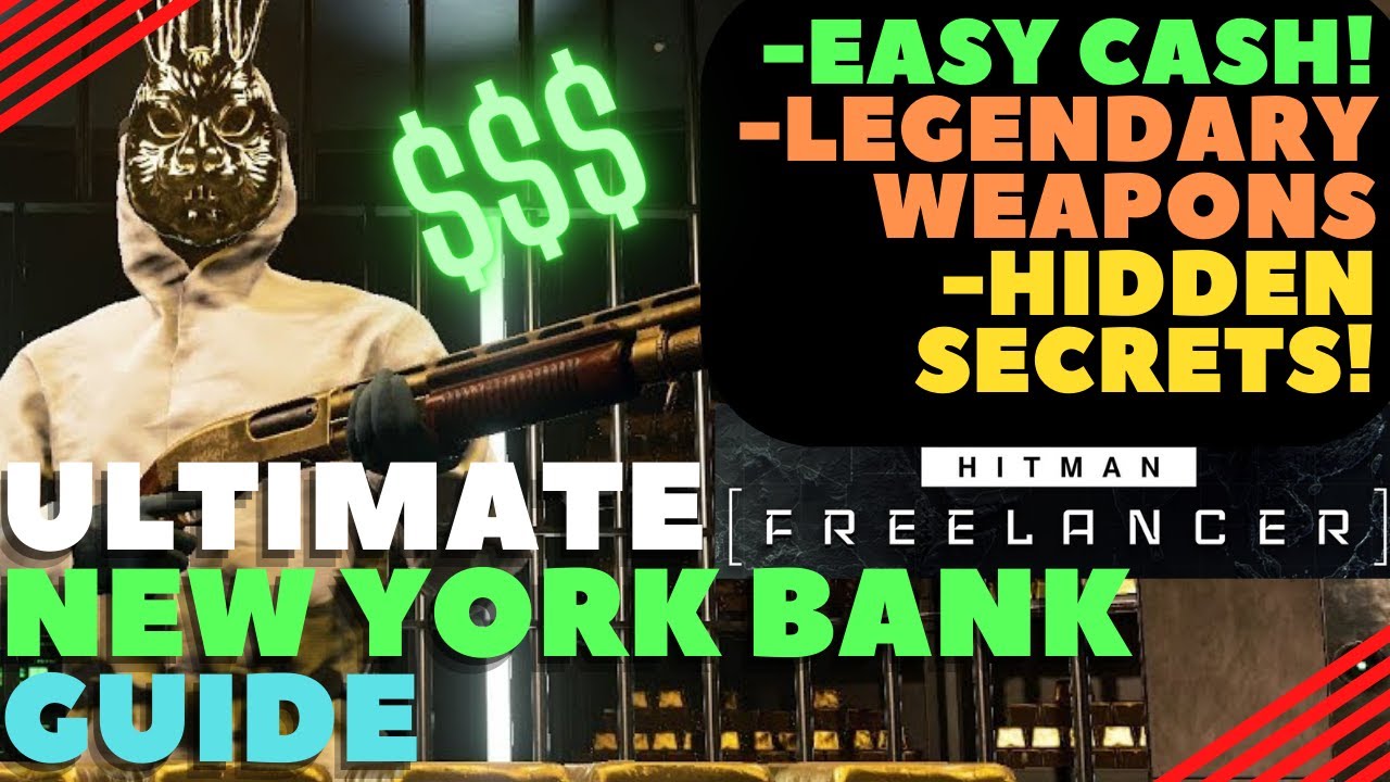 Hitman Freelancer ULTIMATE New York Guide: FREE Legendary Gear, EASY Cash, Hidden Secrets! #hitman