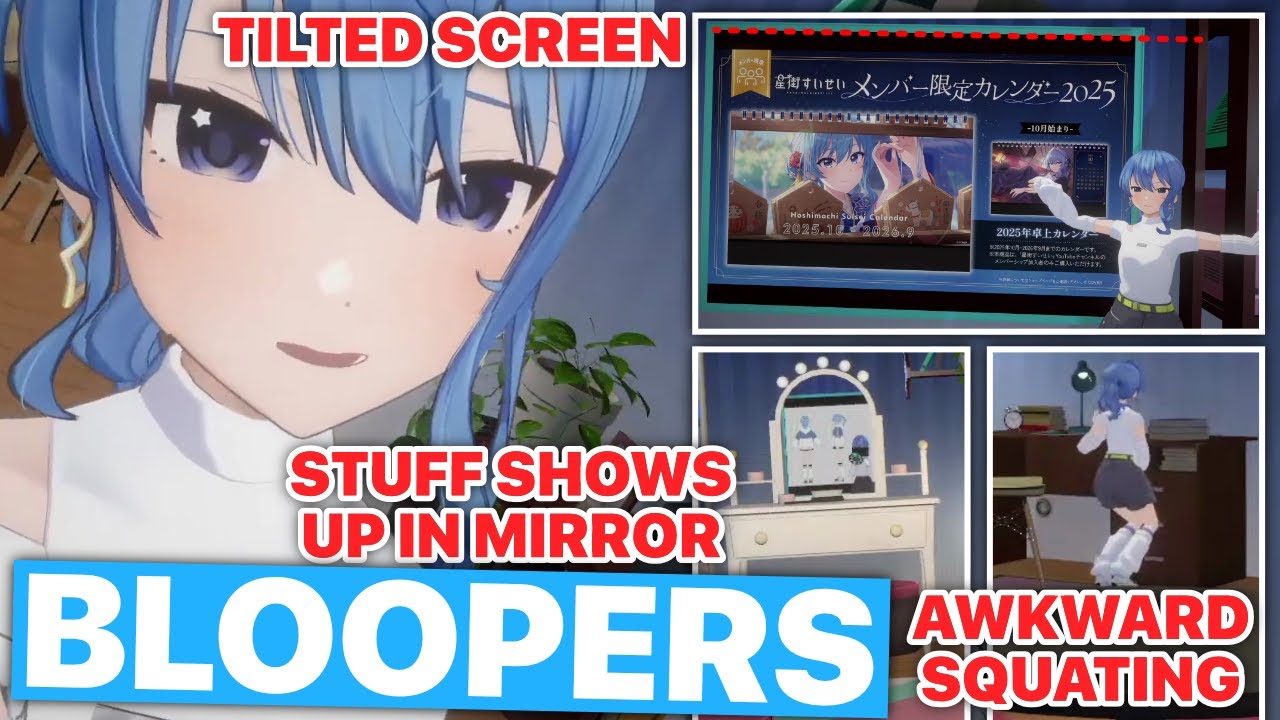 Suisei's Bloopers During 3D Outfit Reveal (Hoshimachi Suisei / Hololive) [Eng Subs]