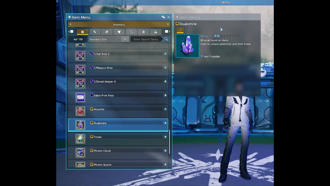 HOW TO FARM DUALOMITE PSO2 New Genesis CBT