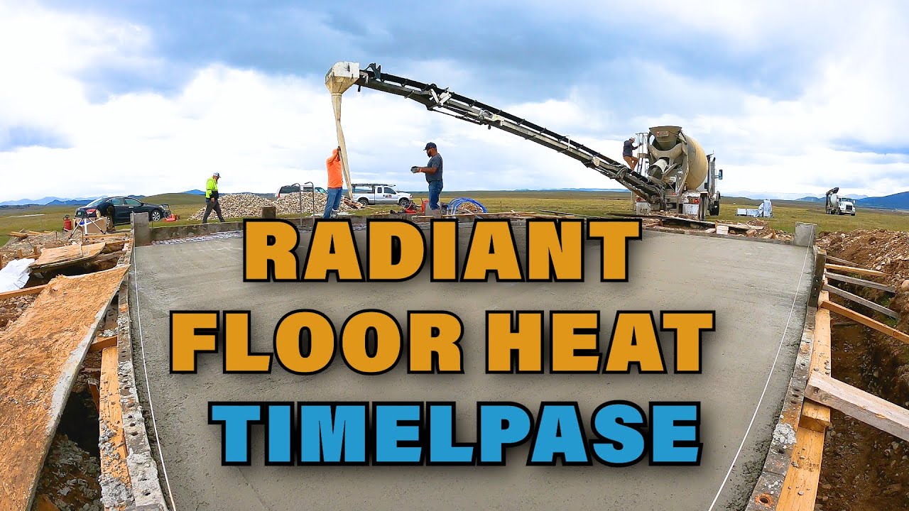 Monolithic Heat Floor Concrete Timelapse
