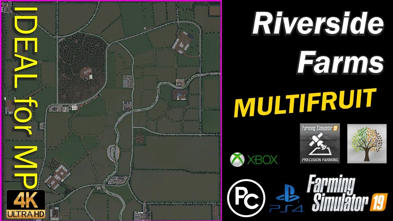 Farming Simulator 19 - 4K - Map First Impression - RiverSide Farms