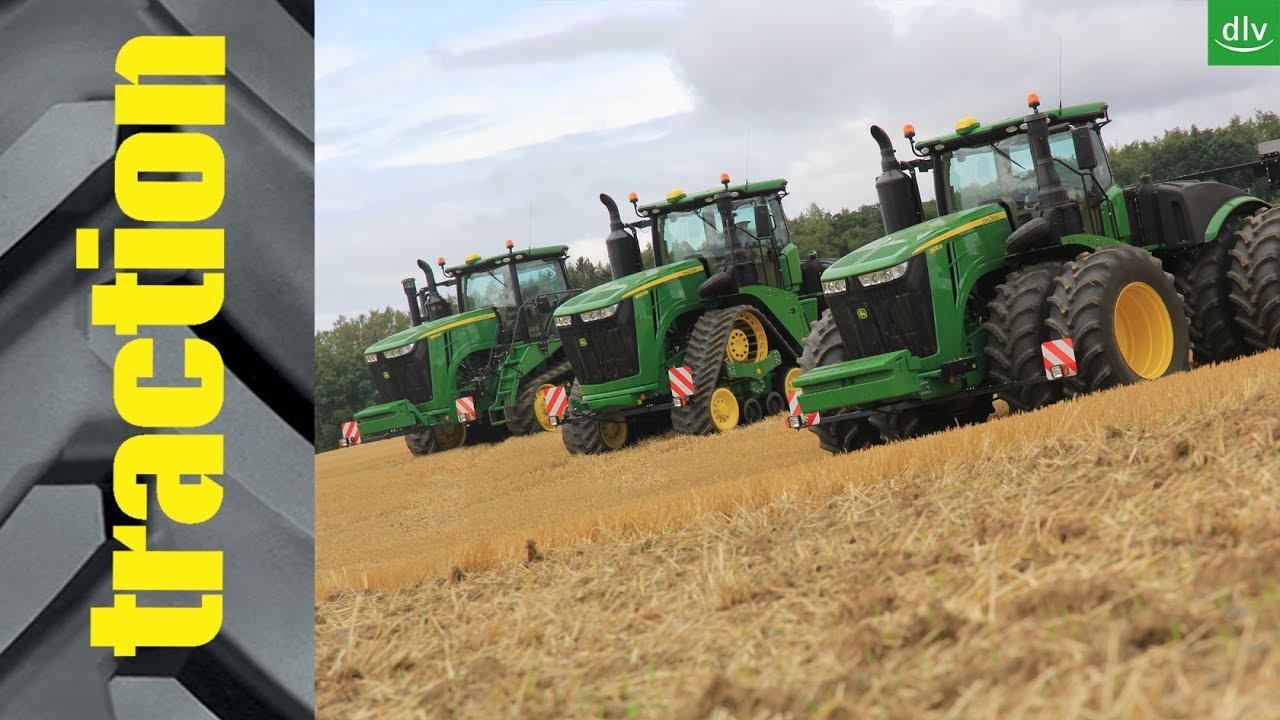 John Deere 9R – 9RT – 9RX im traction Konzeptvergleich