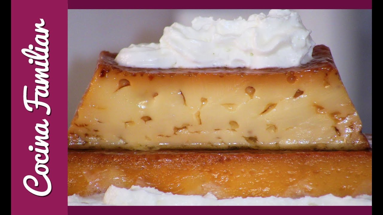 Como hacía mi abuela el flan de huevo casero con caramelo paso a paso | Recetas de Javier Romero