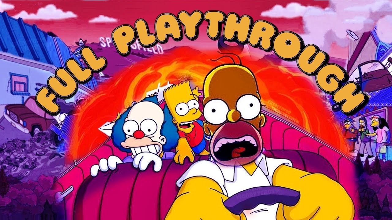The Simpsons: Road Rage - Full Game [No Commentary]