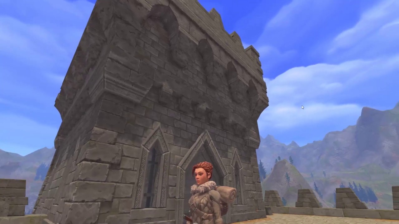 Voxel Farm: Castle in Alpine Biome