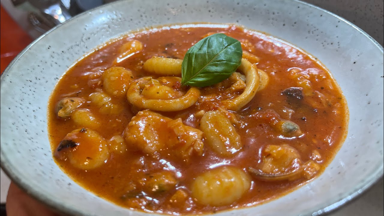 Posni Rucak sa Morskim Plodovima | Vegetarian Meal with Seafood