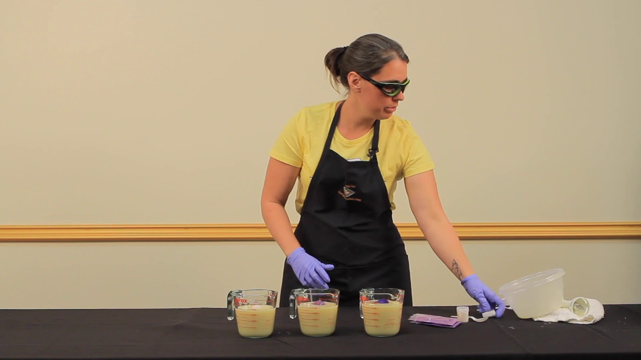 HSCG How-To: Tiger Stripe Swirl Soap with Amanda Aaron