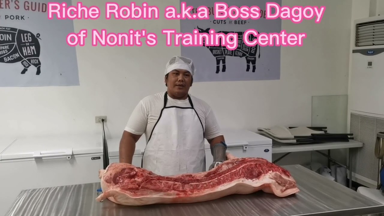 Deboning Half Carcass of Pork step-by-step
