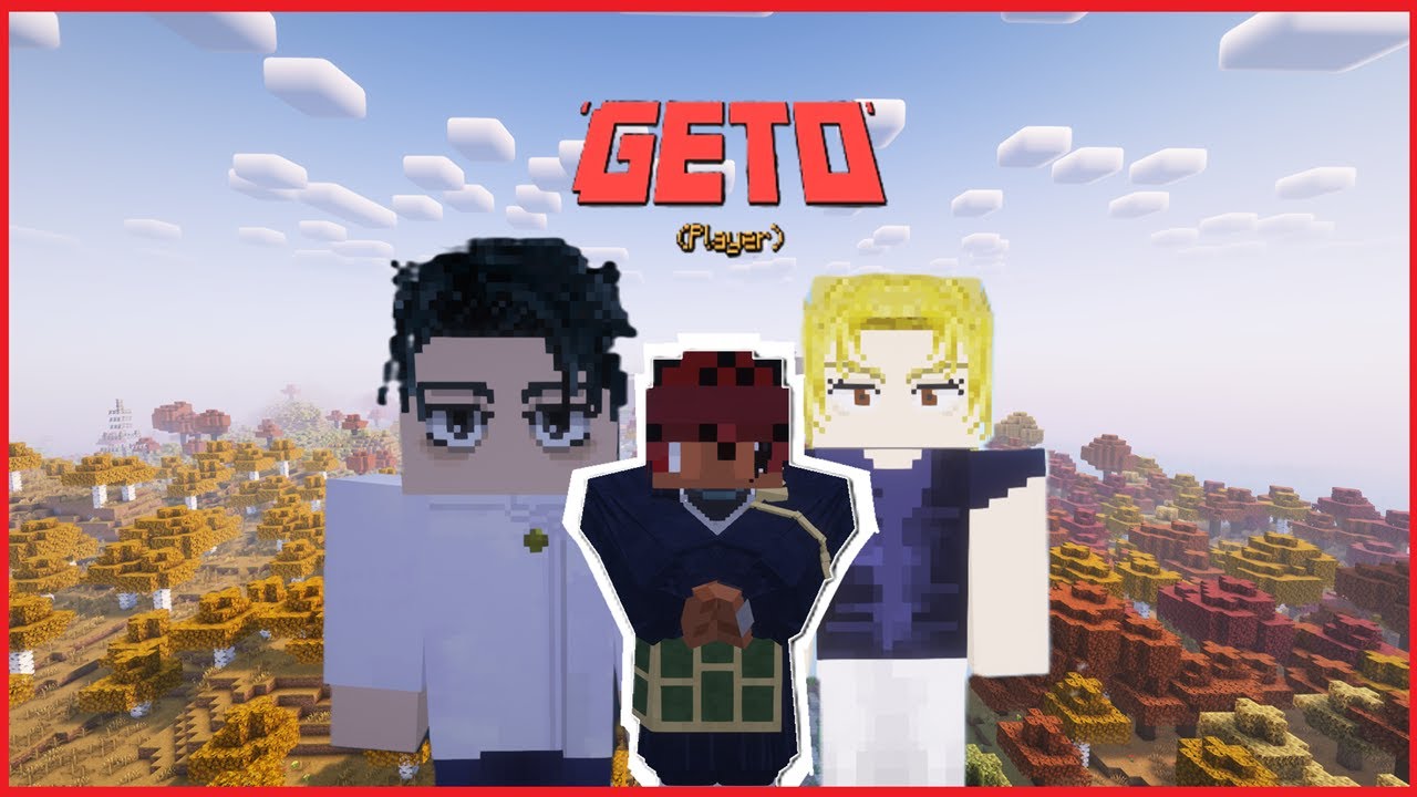Surviving Jujutsu Kaisen Minecraft as Suguru Geto.