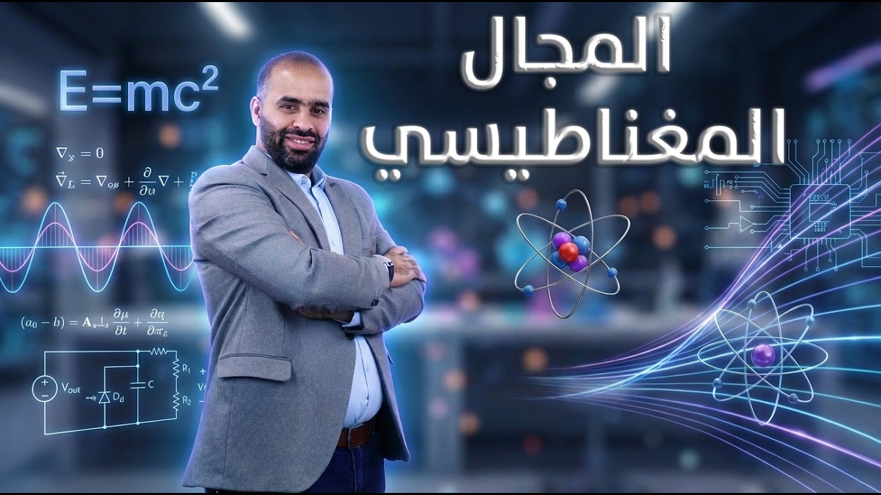 حل أسئلة على المجال المغناطيسي لملف لولبي | الفيزياء | الأستاذ عبد الرحمن كتكت